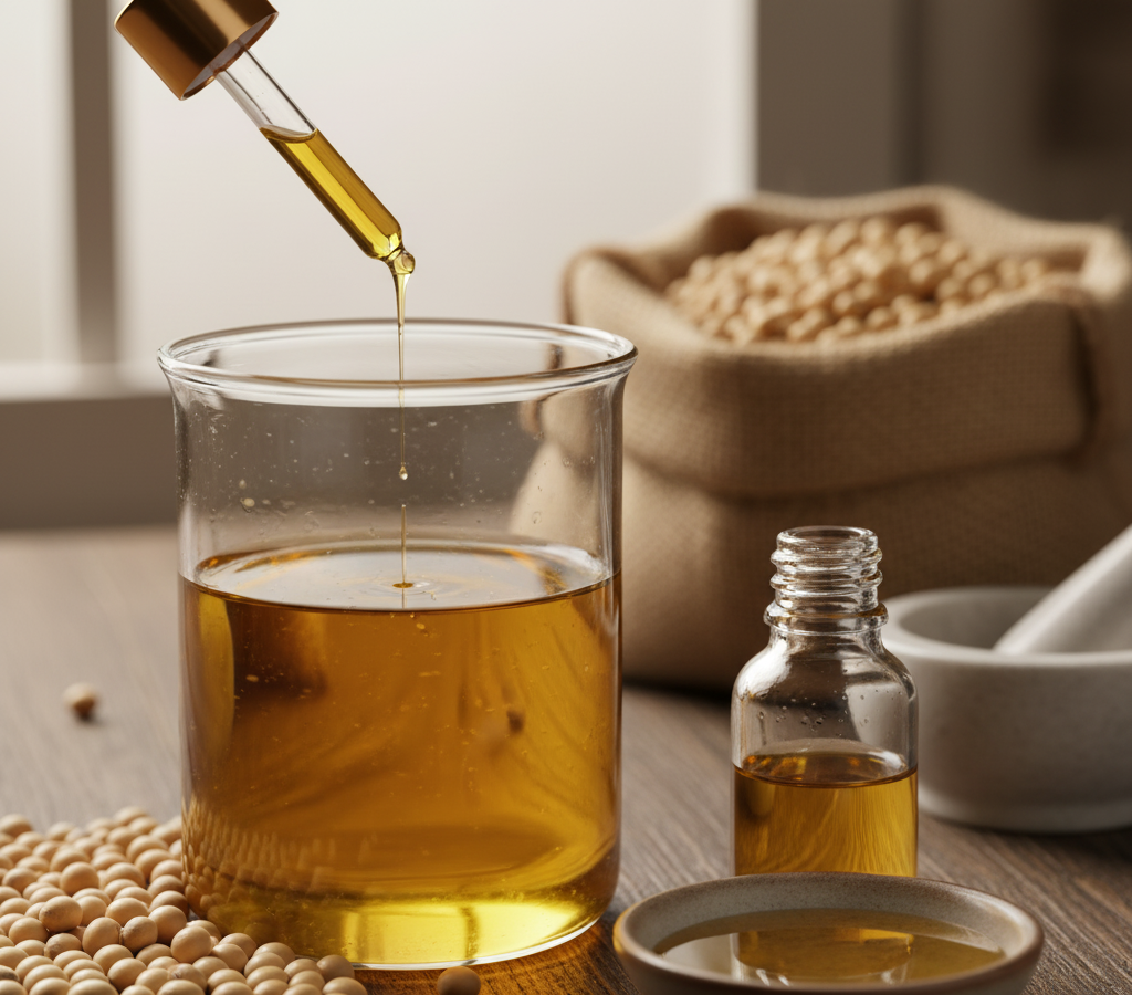 Crude soybean oil